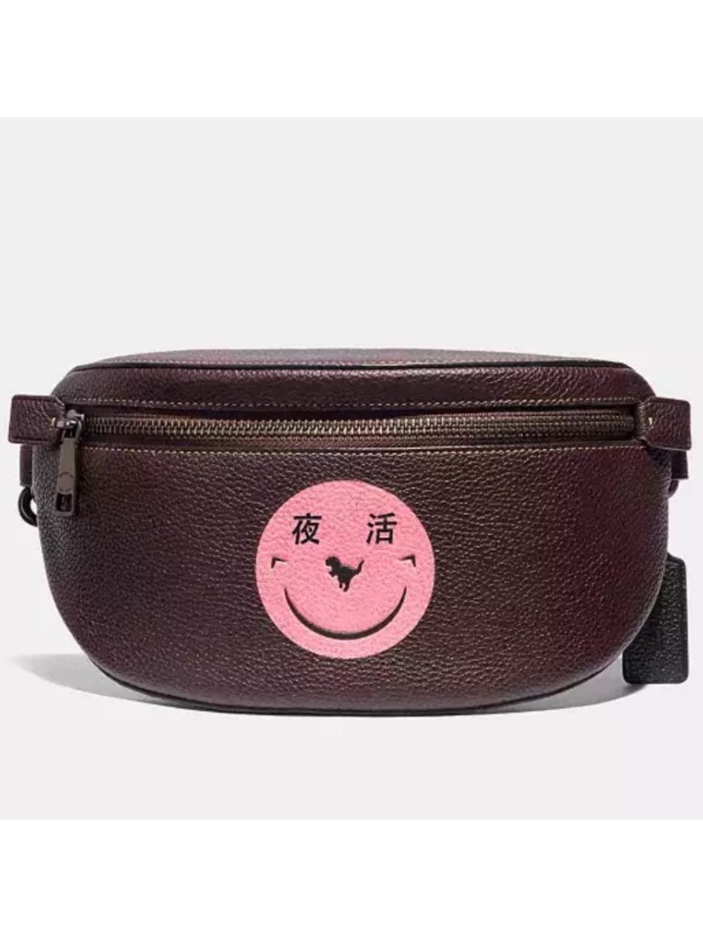 Coach x Yeti Out Rexy belt bag in oxblood leather